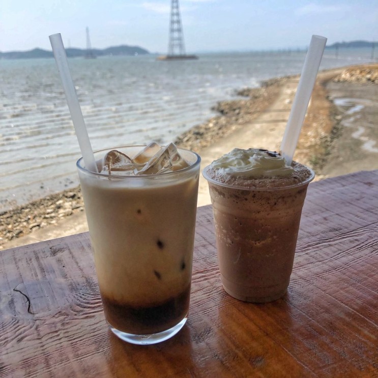 [제부도 카페] 바다가 한 눈에 보이는 카페 '수다카페'(SUDA CAFE)