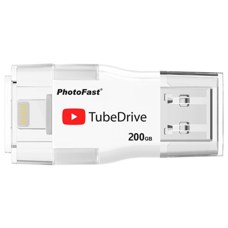 포토패스트 아이폰 TubeDrive OTG USB메모리 TUBEDRIVE200GB~ 이거면 충분