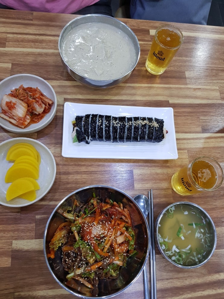  큰집 멸치국수 24시 - 인계동 24시 맛집,콩국수 개시