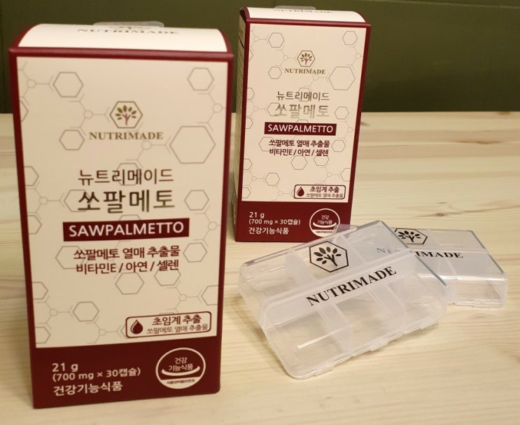 뉴트리메이드 쏘팔메토 전립선 영양제 1+1 중년남성 건강 챙겨요!