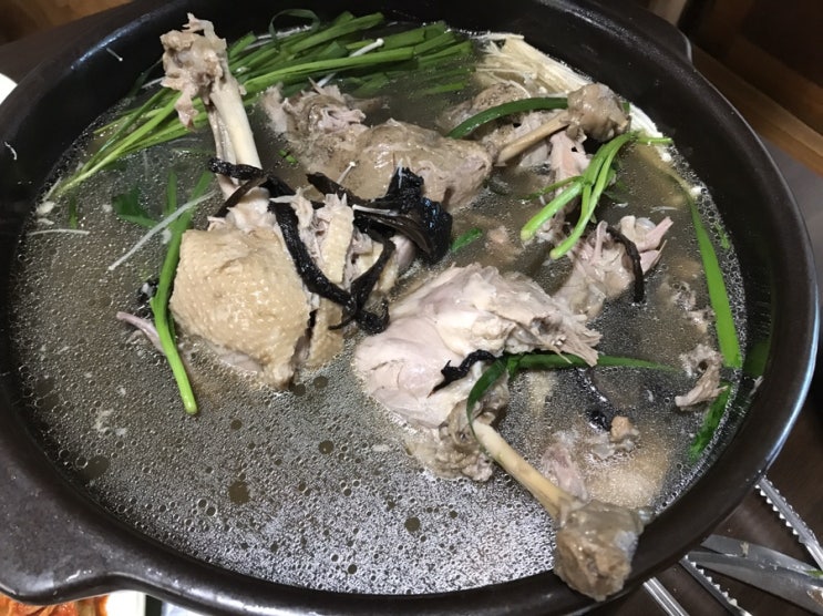  장암역맛집 명가오리숯불구이 오리능이백숙 재방문각!