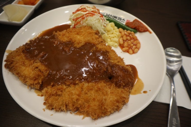  인천 스퀘어원 맛집 101번지 남산돈까스 쫄면도 존맛!