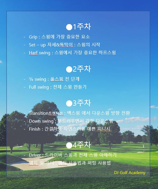  동탄골프 속성골프레슨 처음골프