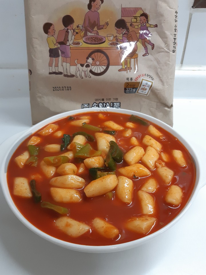 마트 떡볶이, 시판 떡볶이 떡이 정말 쫄깃한 송학식품 추억의 국물 떡볶이 추천!