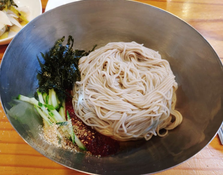  원주맛집 금대리막국수 시원하고 매콤한 메밀막국수 강원도 감자전
