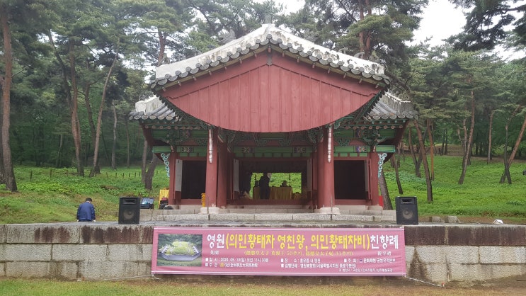  남양주 홍유릉 내 영원(의민황태자와 황태자비) 친향례 재위기
