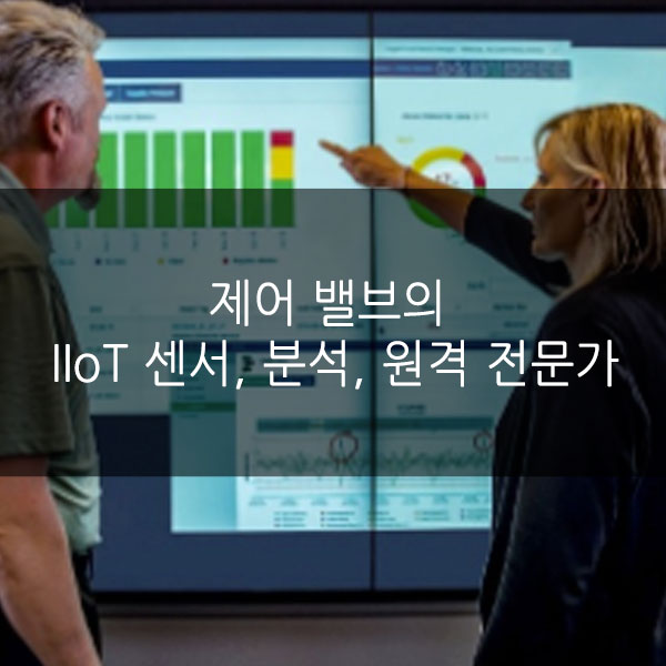  제어 밸브의  IIoT 센서, 분석, 원격 전문가