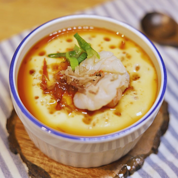  순두부보다 더 부드러운 계란찜, 풍미가득 차왕무시