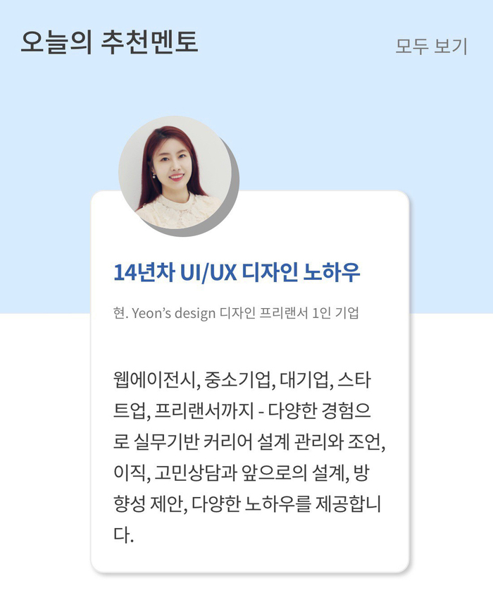  디자인 멘토를 잘 할 수 있었던 이유 (feat.커리어)