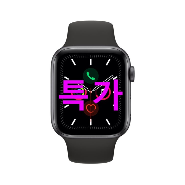 애플워치5 GPS 셀룰러 44mm 스포츠밴드 알루미늄케이스 평점 좋네요