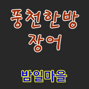  풍천한방장어국내산장어하안동