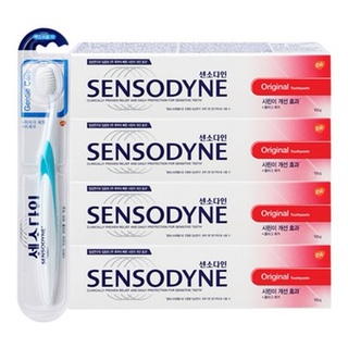  [착한가격] 센소다인 오리지날 치약 100gx4개+센소다인 칫솔 랜덤발송