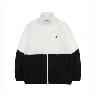  캉골자켓 Twin Colored Zip Jacket 8117 BLACK 캉골집업