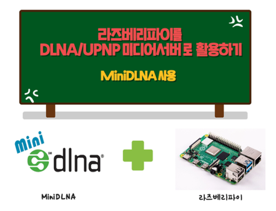 라즈베리파이를 DLNA/UPNP 미디어서버로 활용하기: MiniDLNA 사용 : 네이버 블로그