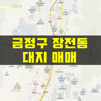 금정구장전동토지:: 대지 매매 최고위치땅&도로접