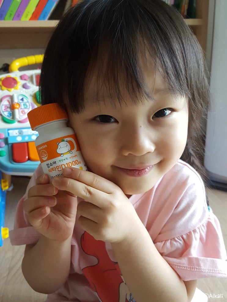  하루 한 알 맛있게 씹어먹는 어린이 비타민D 함소아 비타민D1000IU / 비타민D 권장량