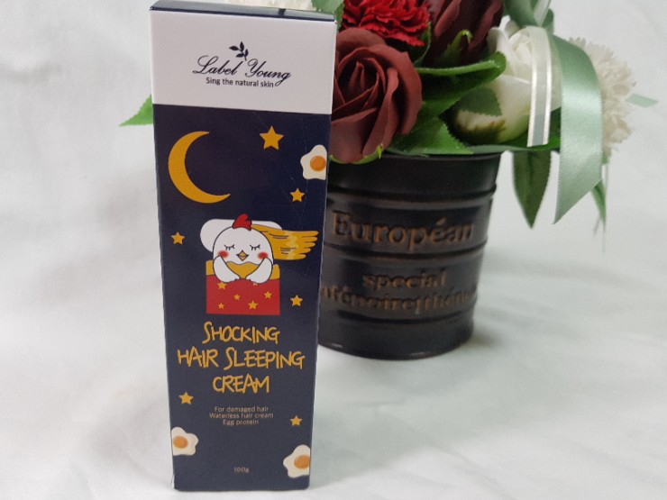  인생템 라벨영 쇼킹헤어슬리핑크림