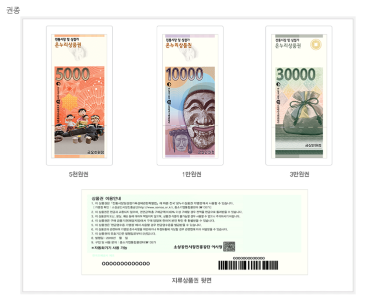  전통시장 통통 온누리상품권 할인받고 사용처 확인