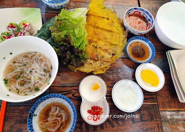 [왕십리역맛집]포완 반쎄오, 양지쌀국수, 스프링롤 현지 베트남음식 행당동맛집!