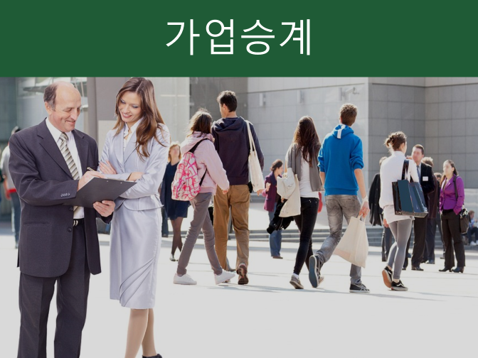  가업승계에 대한 증여세 과세특례