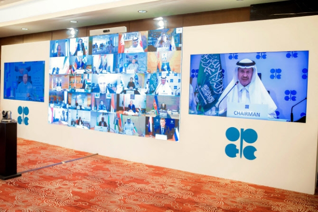 OPEC "올해 글로벌 원유수요 작년보다 9.1% 줄어들 것"