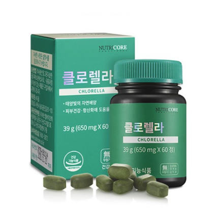  클로렐라 세포벽 파괴로 흡수율 업! 뉴트리코어 클로렐라