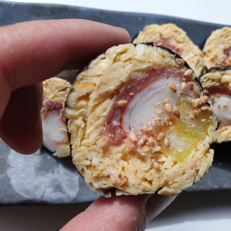 키토김밥, 유명한 강남역 계란김밥 궁금해서 만들어봤어요. (a.k.a.밥없는 김밥)