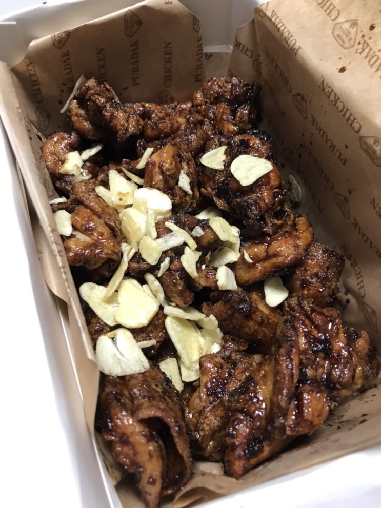  대전 문화동 푸라닭 치킨 추천, 맛이 명품인 푸라닭 블랙알리오 치킨(Feat,고추 마요 소스는 꿀맛!)