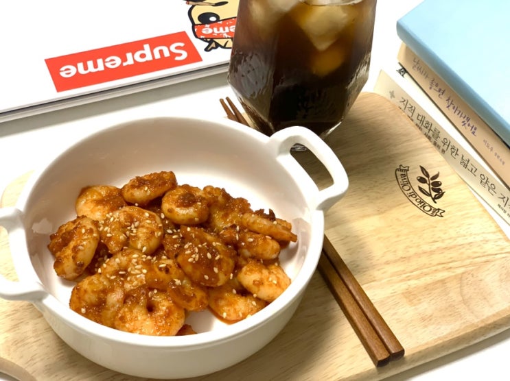  간단 새우요리 백종원 칠리새우 뚝딱~!! 진짜 간단해유
