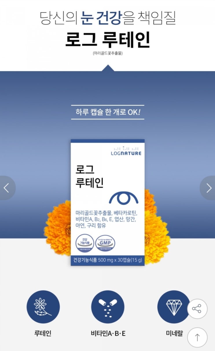 눈건강 루테인 - 로그루테인 눈건강 루테인 - 로그루테인