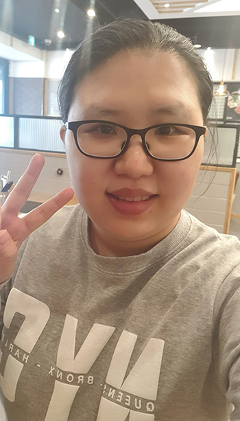  안경 새로 샀다 눈이 더 나빠졌다고,,, 검은 뿔테 안경 20200514_인선프리 셀카~