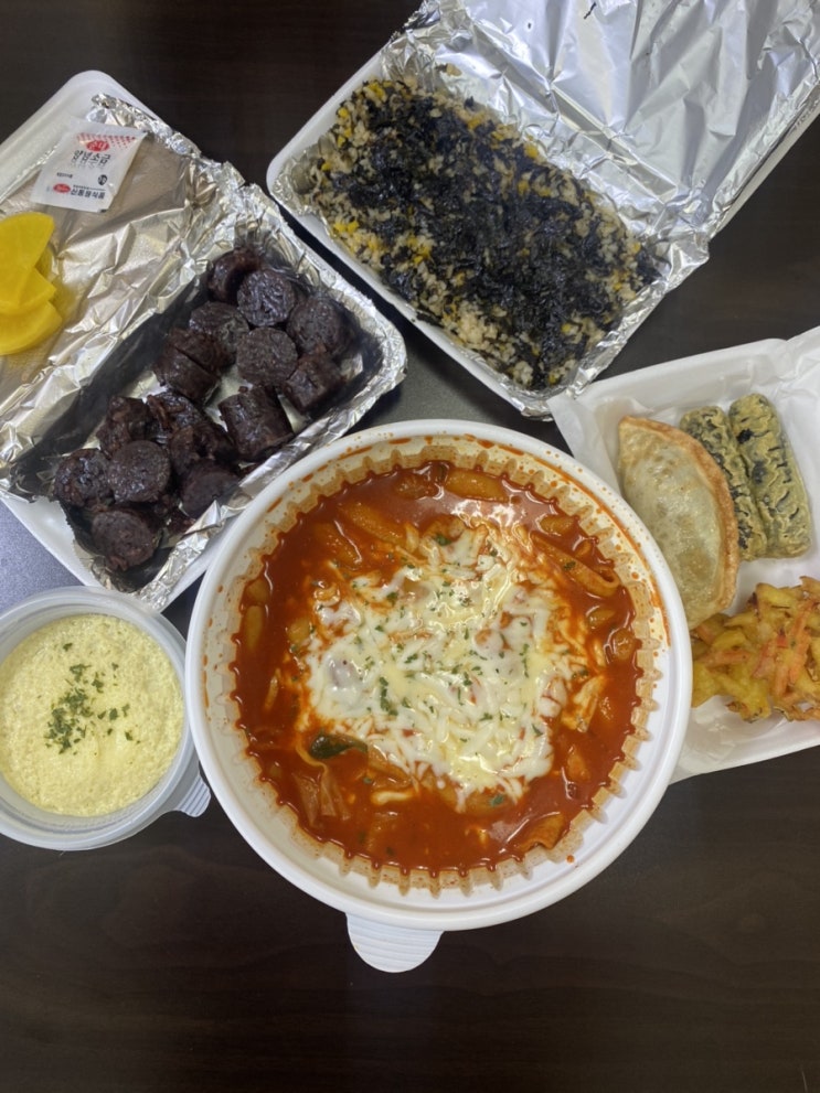  불스떡볶이 치즈불순세트 1.5단계 먹었어요! 메뉴 및 가격참고
