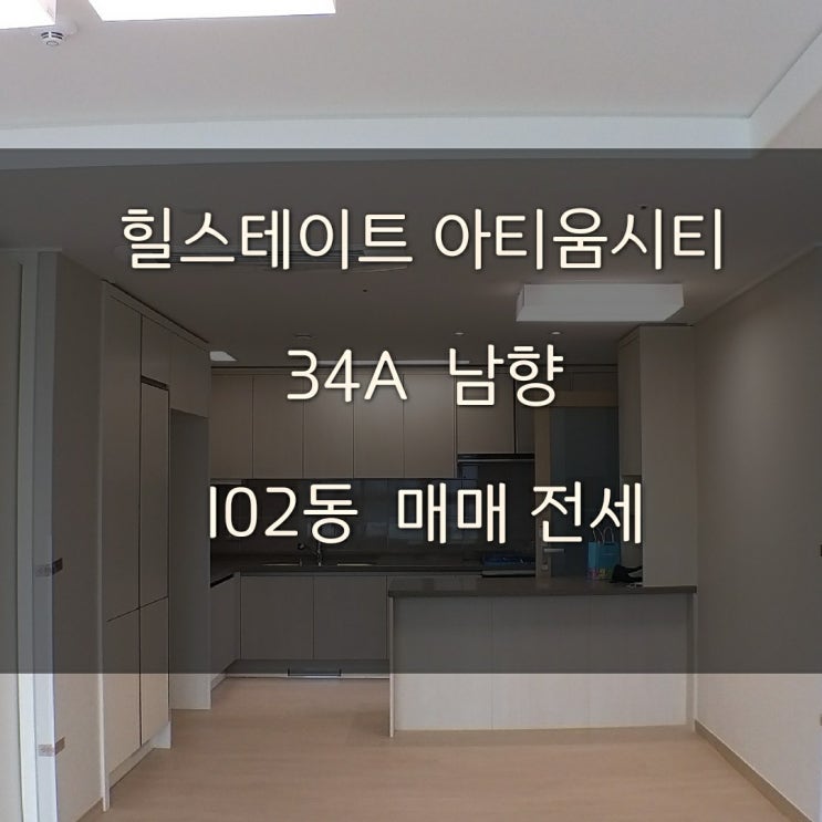  창원 힐스테이트아티움시티 102동 35A   매매 전세