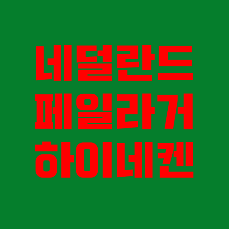  네덜란드 맥주의 자부심, 녹색병이 특징인 하이네켄