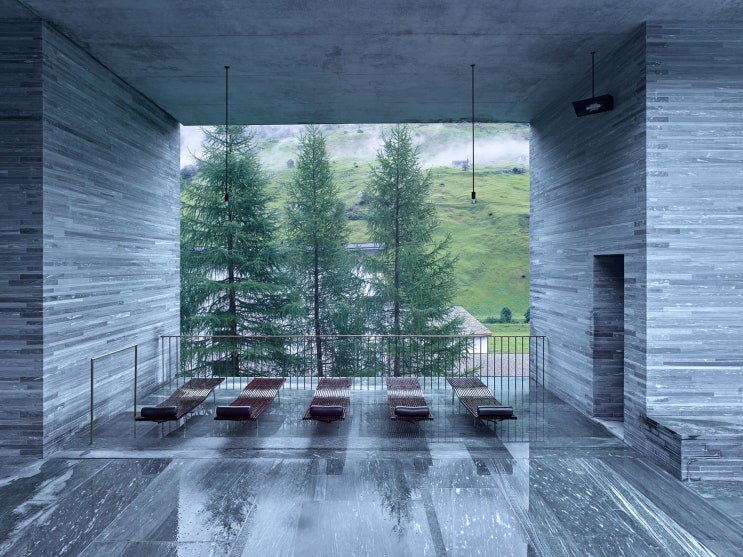  Therme Vals Baths / Peter Zumthor, 1990-1996