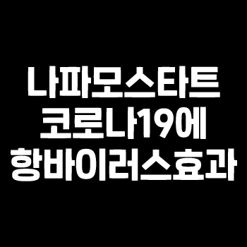 나파모스타트가 코로나19의 새로운 치료제로 관심을 끌고 있네요. 나파모스타트가 코로나19의 새로운 치료제로 관심을 끌고 있네요.