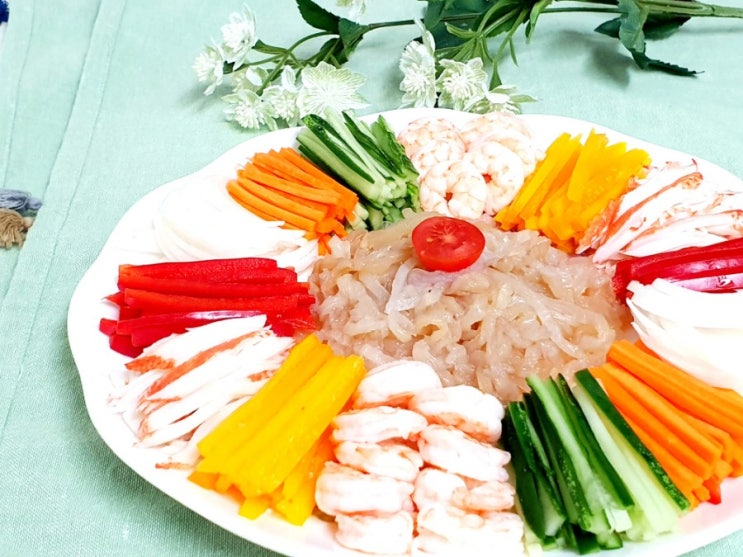  해파리냉채 만드는법, 소스까지  맛있게 만들기~