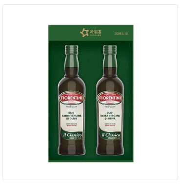  [역시즌특가] 아워홈 피오렌티니 엑스트라버진 올리브오일 500ml x 2병 (업체별도 무료배송)