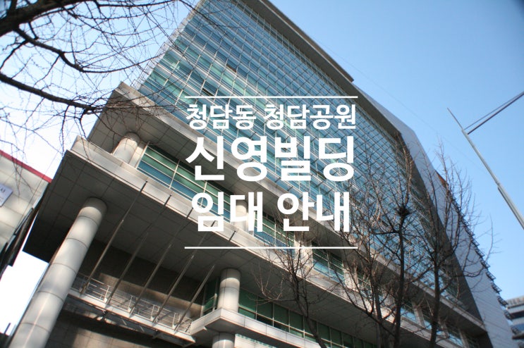  청담공원 인근 영동대로변 신영빌딩 공실 안내  | 사무실 빌딩 임대 문의  #236