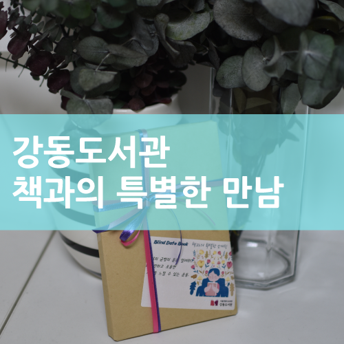  강동도서관 이벤트 - 책과의 특별한 소개팅
