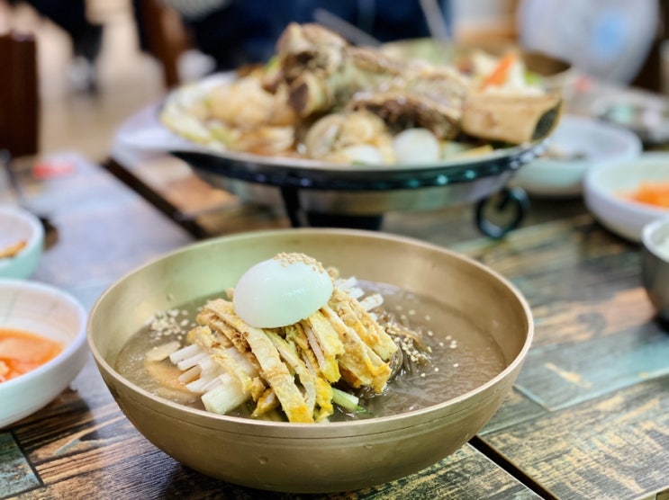  진주냉면 맛집 헐대박 갈비찜맛집인데? 송기원 진주냉면