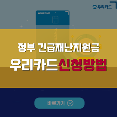정부 긴급재난지원금 우리카드 신청방법과 신청거절 사유 정부 긴급재난지원금 우리카드 신청방법과 신청거절 사유