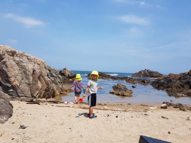  경북 강구항 근처 바닷가 아지트에요^^애들이랑 놀러왔어요.