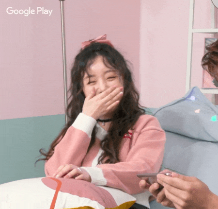 [러블리즈 케이] 구글플레이 Two토리얼 Ep.1 움짤 (Feat. 피파모바일)