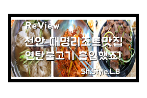  천안 대명리조트맛집 연탄불고기흡입했슴다!