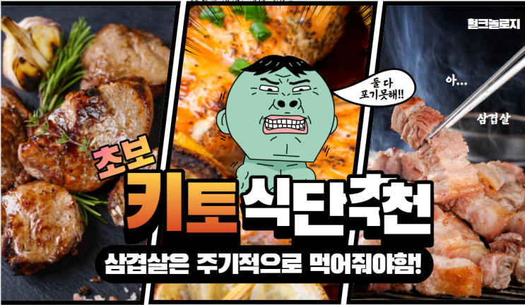  키토제닉 초보 분들께 추천하는 식단