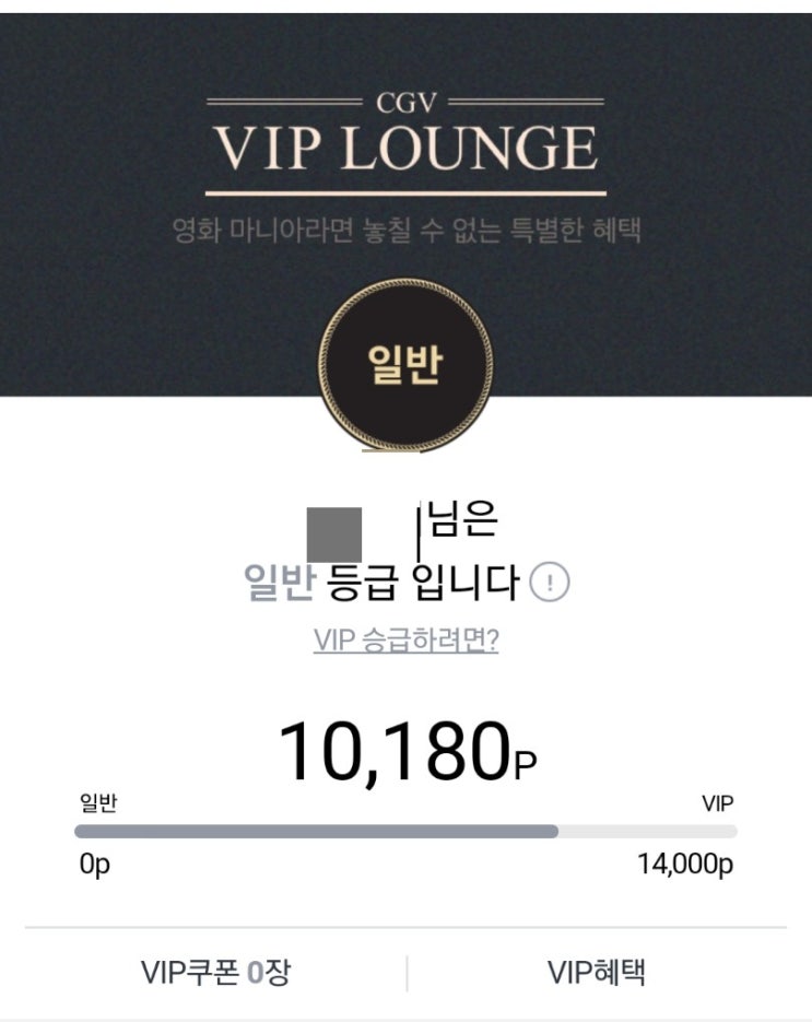  [멤버쉽 리뷰] CGV VIP 혜택과 선정기준 그리고 쿠폰북에는 뭐가있는지 알아보자 ( VIP,RVIP, VVIP, SVIP )