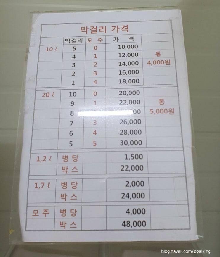  [청주 가덕] 가덕양조 / 가덕막걸리