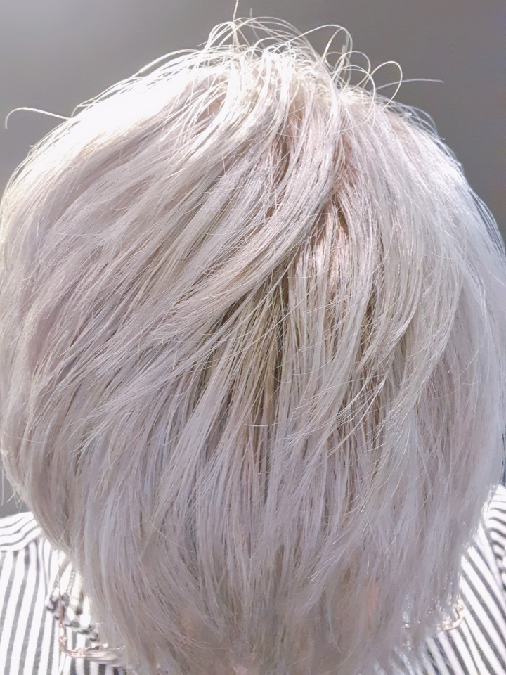  이지엔 셀프염색 애쉬그레이 , ( 블랙빼기,이지엔 푸딩 애쉬 , 염색약) 애쉬 색 빠짐