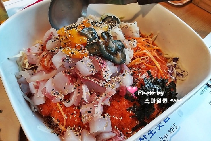  수지 / 죽전 물회 전문점 - 청산도 횟집~